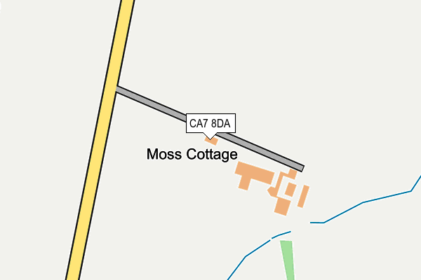 CA7 8DA map - OS OpenMap – Local (Ordnance Survey)