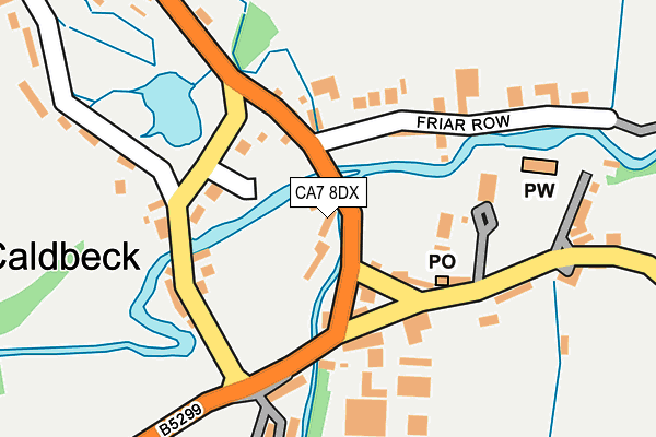 CA7 8DX map - OS OpenMap – Local (Ordnance Survey)