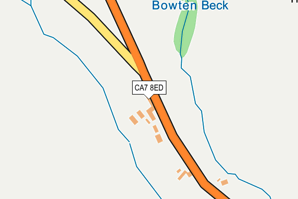CA7 8ED map - OS OpenMap – Local (Ordnance Survey)