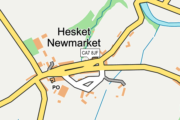 CA7 8JF map - OS OpenMap – Local (Ordnance Survey)