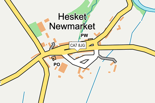 CA7 8JG map - OS OpenMap – Local (Ordnance Survey)