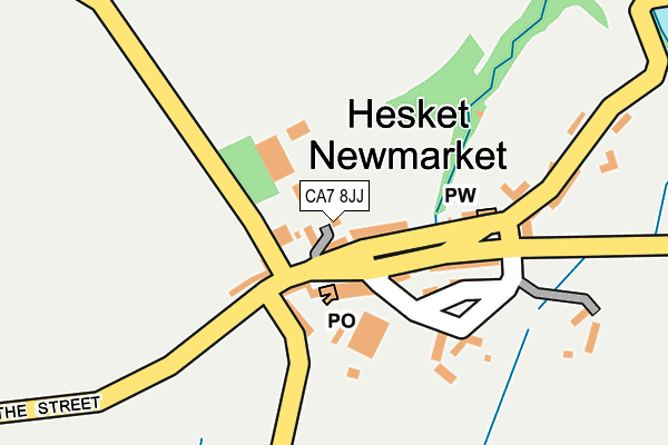 CA7 8JJ map - OS OpenMap – Local (Ordnance Survey)