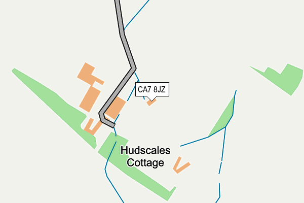 CA7 8JZ map - OS OpenMap – Local (Ordnance Survey)