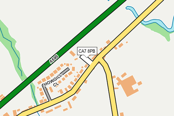 CA7 8PB map - OS OpenMap – Local (Ordnance Survey)