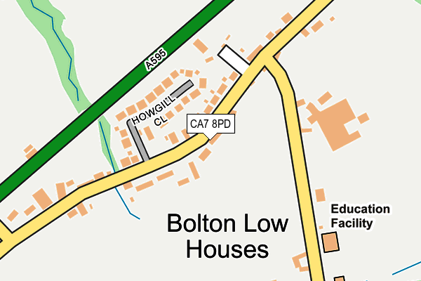 CA7 8PD map - OS OpenMap – Local (Ordnance Survey)