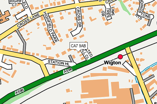 CA7 9AB map - OS OpenMap – Local (Ordnance Survey)