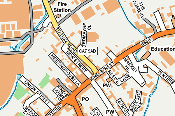 CA7 9AD map - OS OpenMap – Local (Ordnance Survey)