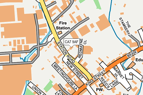 CA7 9AF map - OS OpenMap – Local (Ordnance Survey)