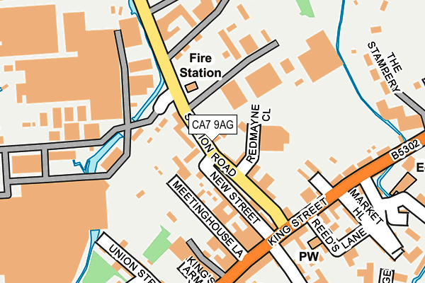 CA7 9AG map - OS OpenMap – Local (Ordnance Survey)