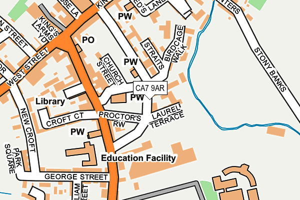 CA7 9AR map - OS OpenMap – Local (Ordnance Survey)