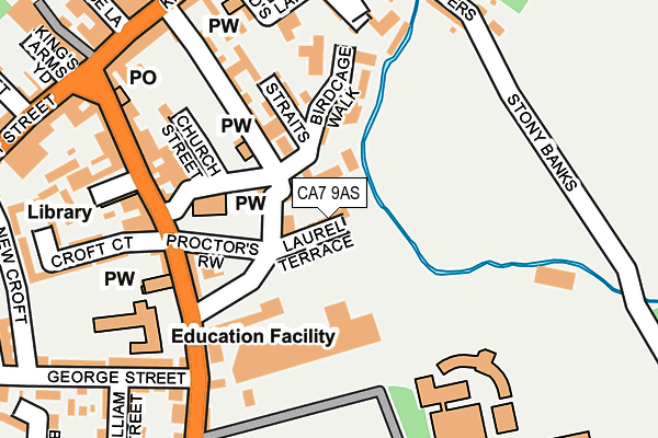 CA7 9AS map - OS OpenMap – Local (Ordnance Survey)