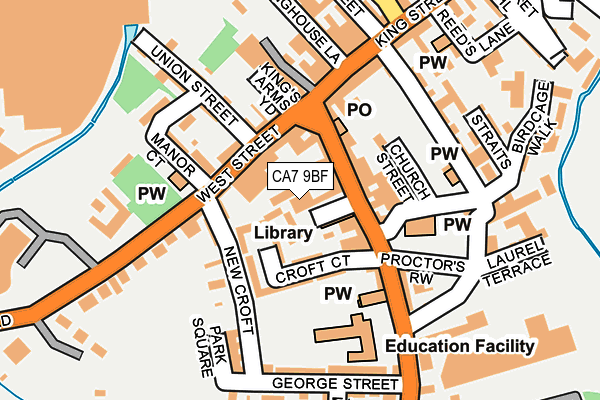 CA7 9BF map - OS OpenMap – Local (Ordnance Survey)