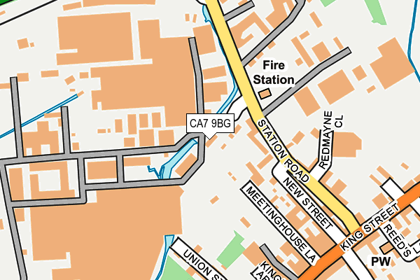 CA7 9BG map - OS OpenMap – Local (Ordnance Survey)