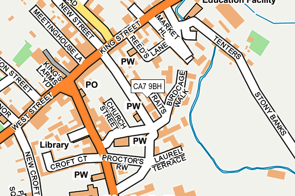 CA7 9BH map - OS OpenMap – Local (Ordnance Survey)