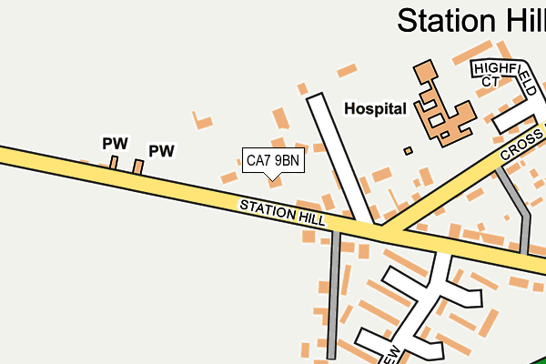CA7 9BN map - OS OpenMap – Local (Ordnance Survey)