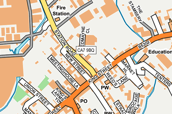 CA7 9BQ map - OS OpenMap – Local (Ordnance Survey)