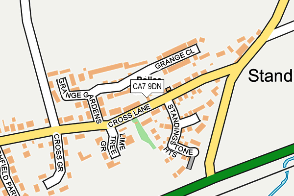 CA7 9DN map - OS OpenMap – Local (Ordnance Survey)