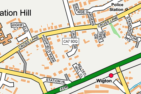 CA7 9DQ map - OS OpenMap – Local (Ordnance Survey)