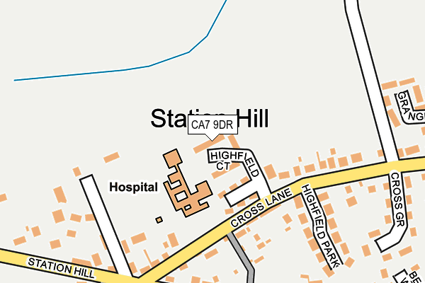 CA7 9DR map - OS OpenMap – Local (Ordnance Survey)