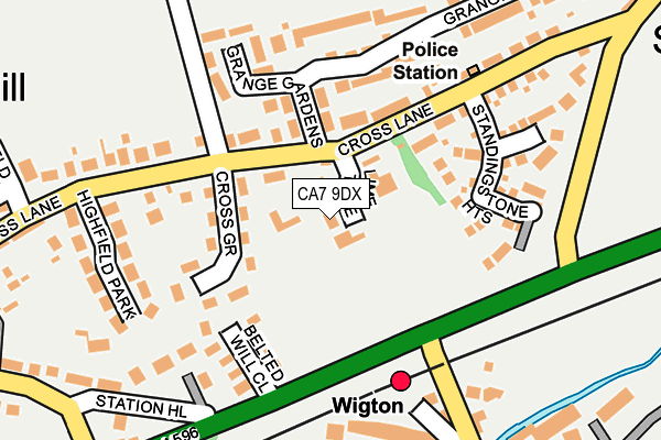 CA7 9DX map - OS OpenMap – Local (Ordnance Survey)