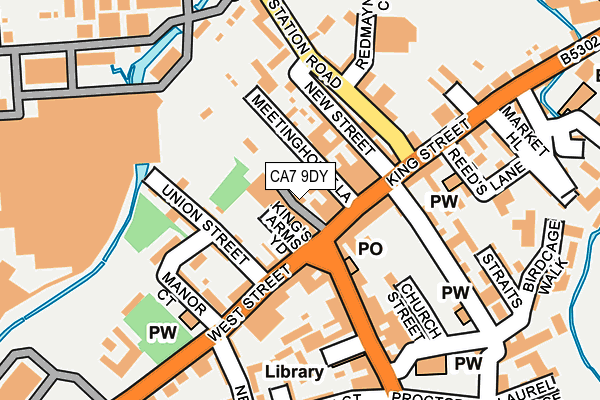 CA7 9DY map - OS OpenMap – Local (Ordnance Survey)