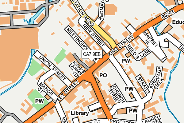 CA7 9EB map - OS OpenMap – Local (Ordnance Survey)