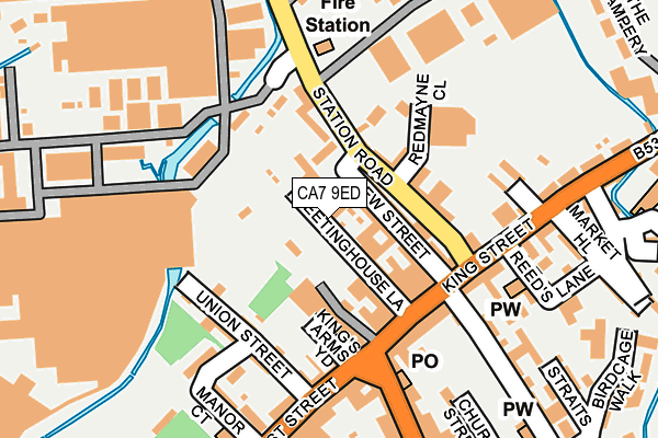 CA7 9ED map - OS OpenMap – Local (Ordnance Survey)