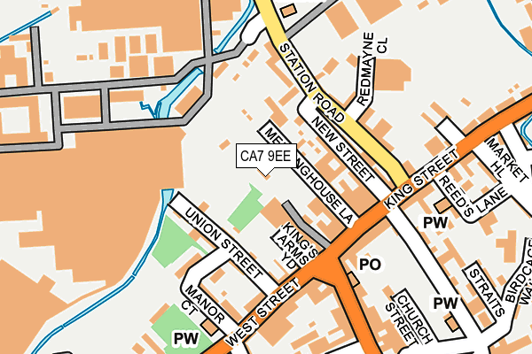 CA7 9EE map - OS OpenMap – Local (Ordnance Survey)