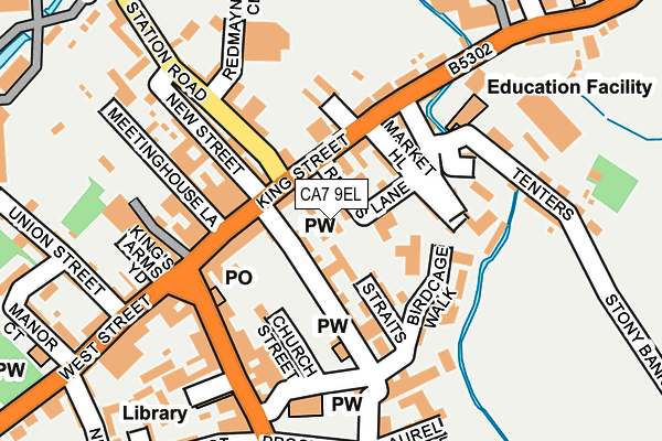 CA7 9EL map - OS OpenMap – Local (Ordnance Survey)