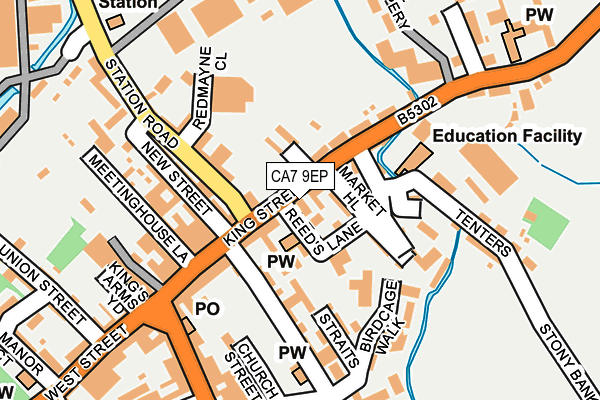 CA7 9EP map - OS OpenMap – Local (Ordnance Survey)