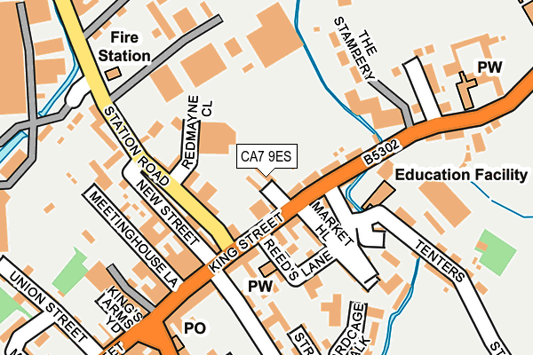 CA7 9ES map - OS OpenMap – Local (Ordnance Survey)