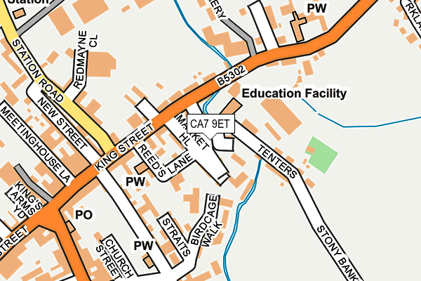 CA7 9ET map - OS OpenMap – Local (Ordnance Survey)