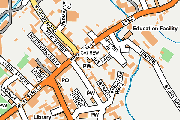 CA7 9EW map - OS OpenMap – Local (Ordnance Survey)