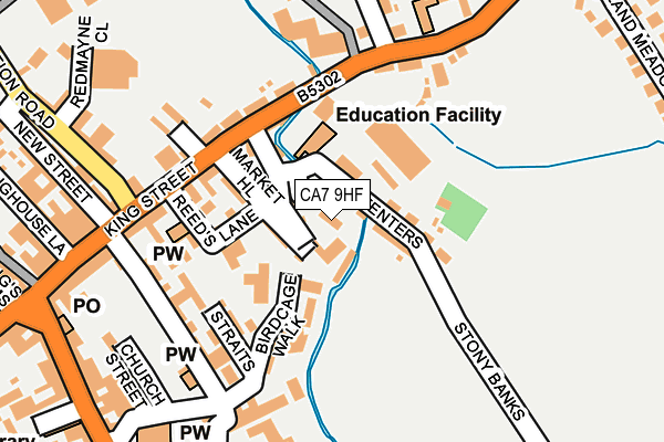 CA7 9HF map - OS OpenMap – Local (Ordnance Survey)