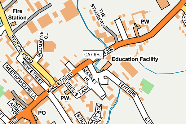 CA7 9HJ map - OS OpenMap – Local (Ordnance Survey)