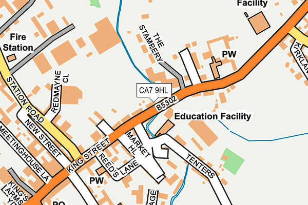 CA7 9HL map - OS OpenMap – Local (Ordnance Survey)