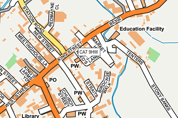 CA7 9HW map - OS OpenMap – Local (Ordnance Survey)