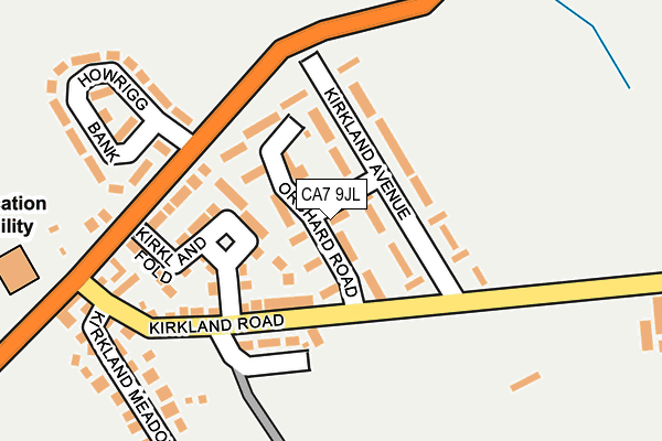 CA7 9JL map - OS OpenMap – Local (Ordnance Survey)