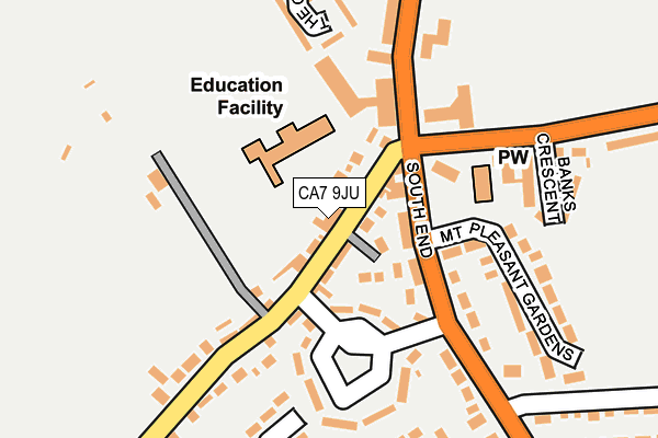 CA7 9JU map - OS OpenMap – Local (Ordnance Survey)