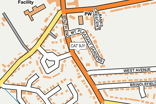 CA7 9JY map - OS OpenMap – Local (Ordnance Survey)