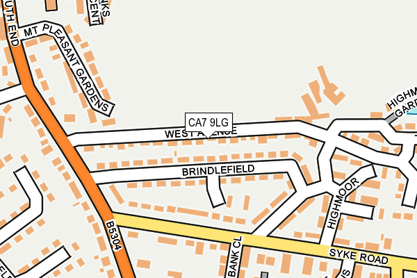 CA7 9LG map - OS OpenMap – Local (Ordnance Survey)