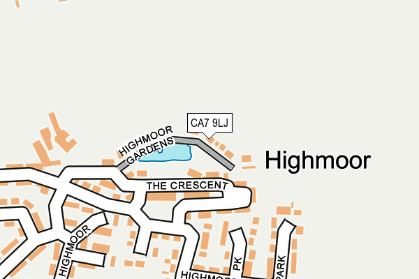 CA7 9LJ map - OS OpenMap – Local (Ordnance Survey)