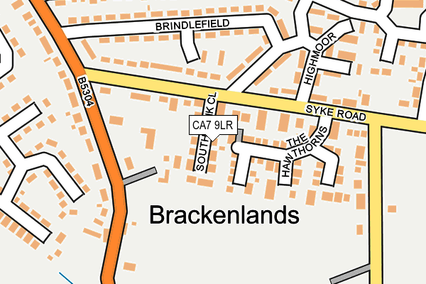 CA7 9LR map - OS OpenMap – Local (Ordnance Survey)