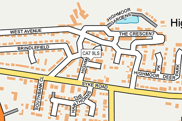 CA7 9LS map - OS OpenMap – Local (Ordnance Survey)