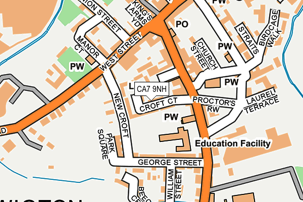 CA7 9NH map - OS OpenMap – Local (Ordnance Survey)