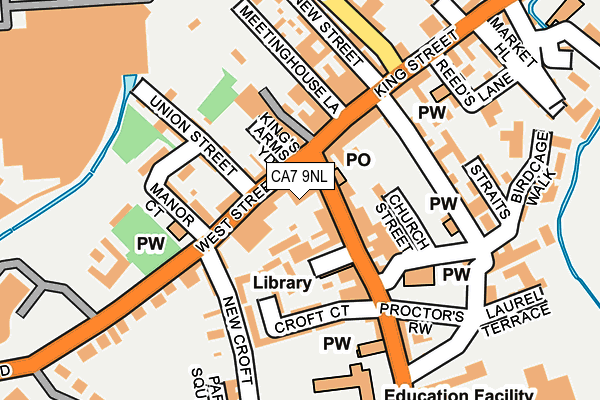 CA7 9NL map - OS OpenMap – Local (Ordnance Survey)