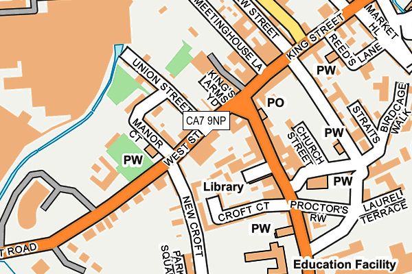 CA7 9NP map - OS OpenMap – Local (Ordnance Survey)