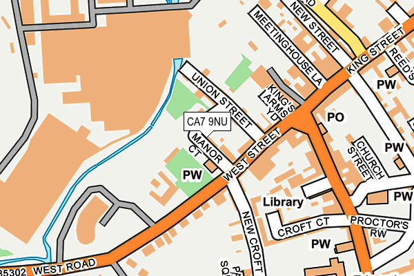 CA7 9NU map - OS OpenMap – Local (Ordnance Survey)