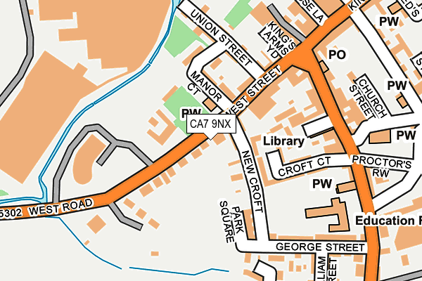 CA7 9NX map - OS OpenMap – Local (Ordnance Survey)