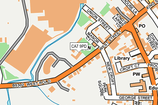 CA7 9PD map - OS OpenMap – Local (Ordnance Survey)